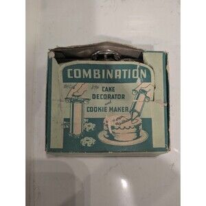 VINTAGE Jenkinson & CO COMBINATION CAKE DECORATOR & COOKIE MAKER
